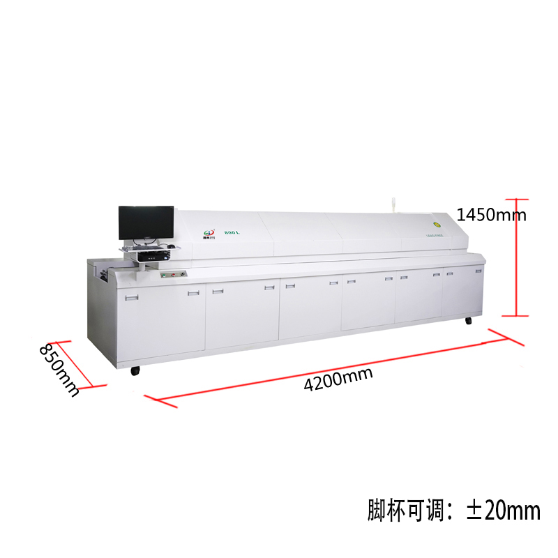 smt设备LEYU乐鱼回流焊800L